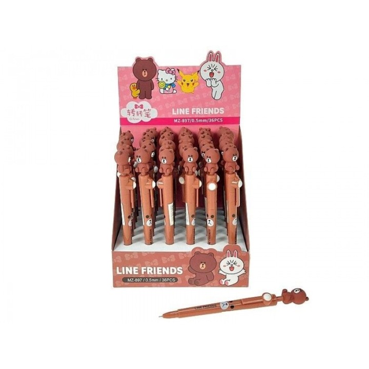 Adar tollak, barna, 36 darabos készlet