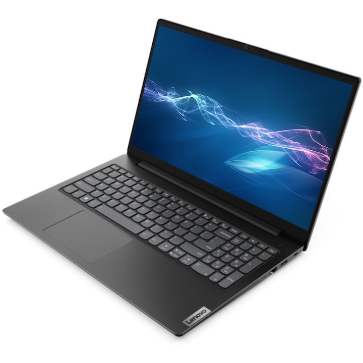Lenovo V15 G4 Laptop, AMD Ryzen 3 7320U, 8GB DDR5 Memória, 256GB SSD, 15.6 FullHD, Magyar billentyűzet, Fekete, Vírusírtó, Böngésző, Windows 11 Pro