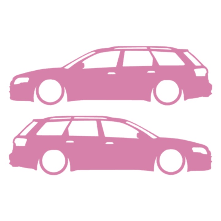 Sticker x2, Audi RS4 Avant, Holografic, 20cm