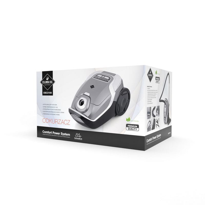 Aspirator Luka OSC3100, 800W, filtr HEPA, 10m raza de actiune, 7m cablu