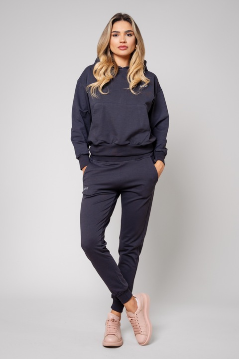 Set Hypera hanorac si pantalon Grey Anthracite Gri cenusa XS INTL