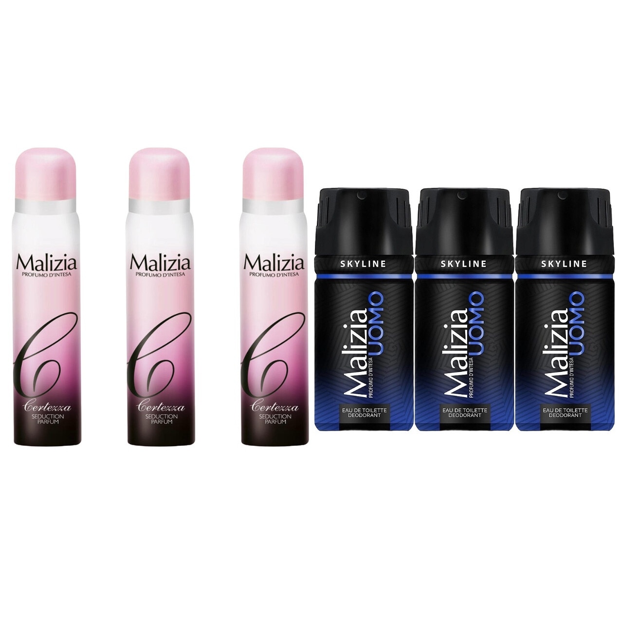 Set x Malizia Variety, x Deodorant 100ml Certezza, x