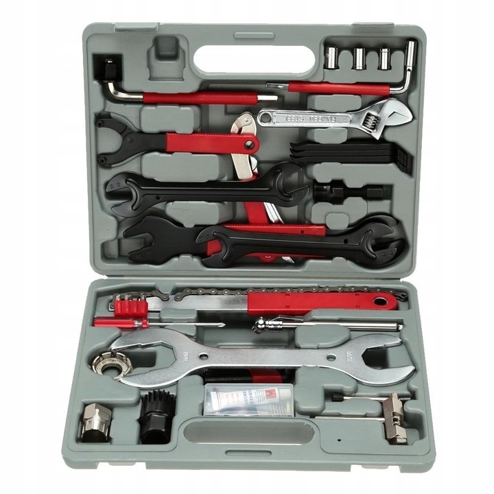 Set de scule pentru biciclete Valisa Chei pentru biciclete Chei hexagonale 44 buc. Lingura de plasture