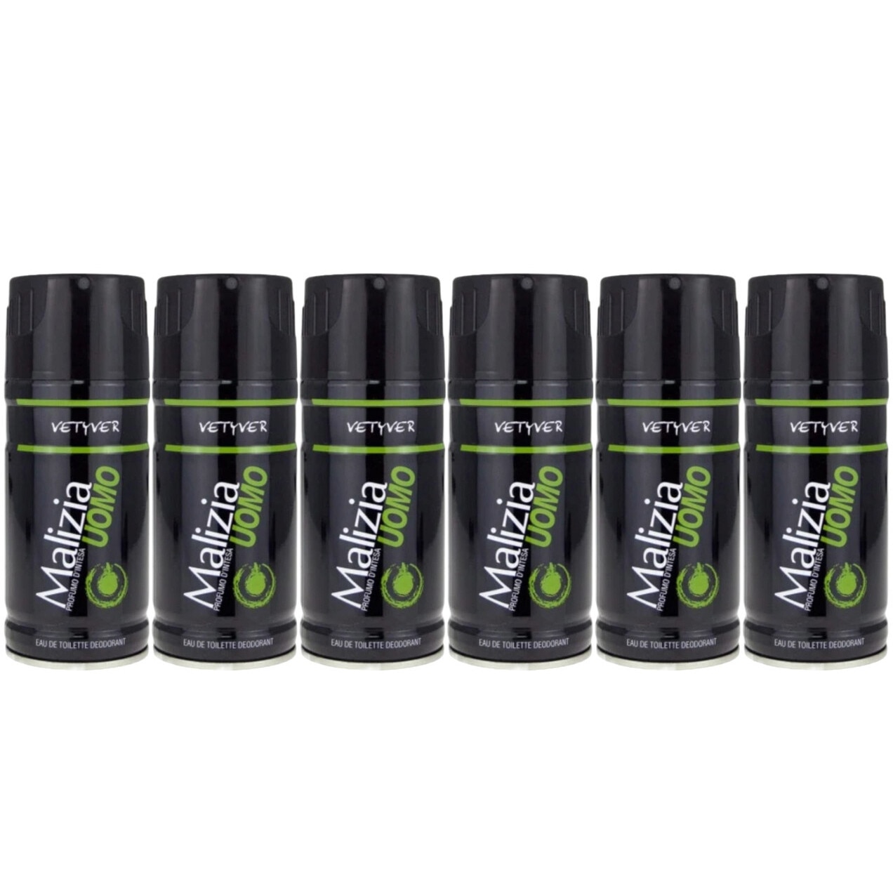 Set x Malizia Deodorant 150ml Men Vetyver, All Day Fresh