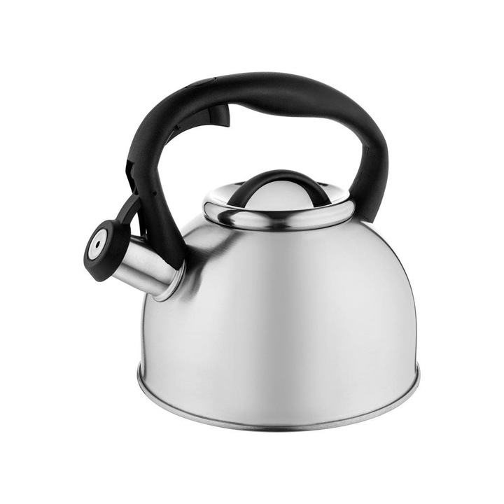 Ceainic, Florina, Inox, 2.5 L, 21.5 x 19 x 19 cm, Argintiu