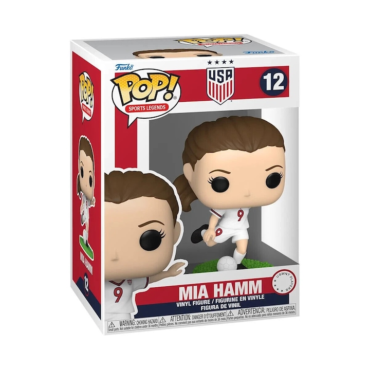 Фигурка, Funko Pop! Sports Legends Uswnt Mia Hamm 12