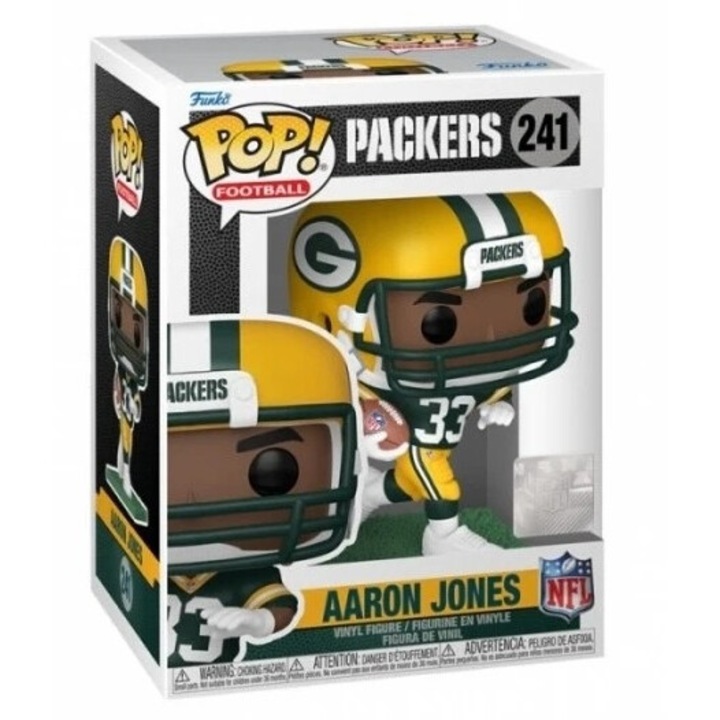 Figura, Funko Pop! Nfl Green Bay Packers Aaron Jones 241