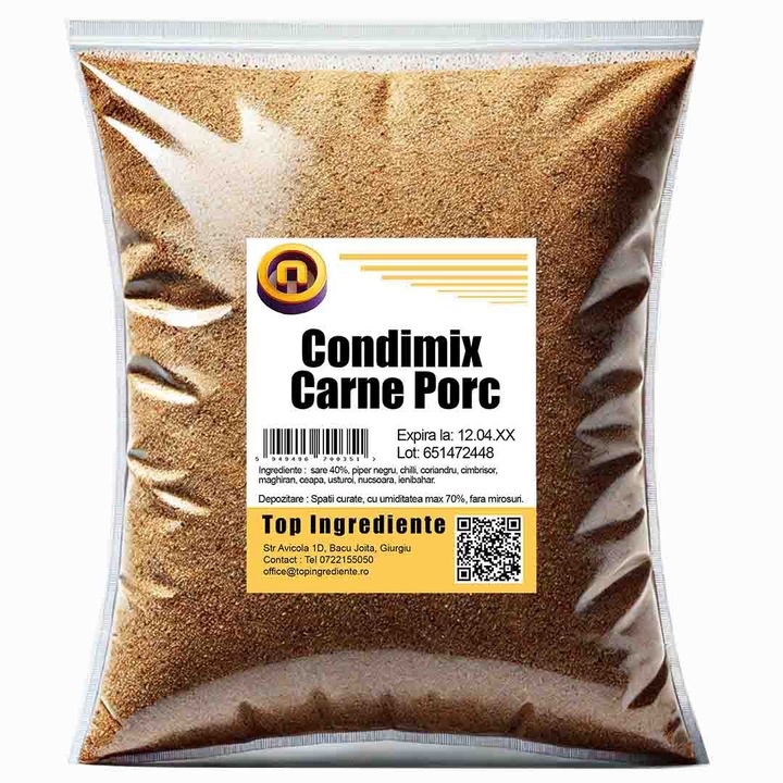 Condimix Porc – Aroma Desavarsita pentru Preparate din Carne de Porc 100g