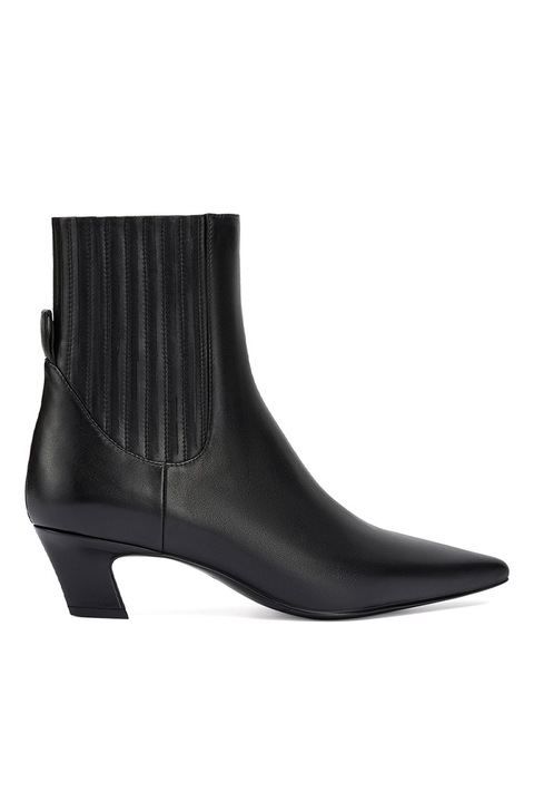 Potamy, Botine Chelsea de piele, Negru