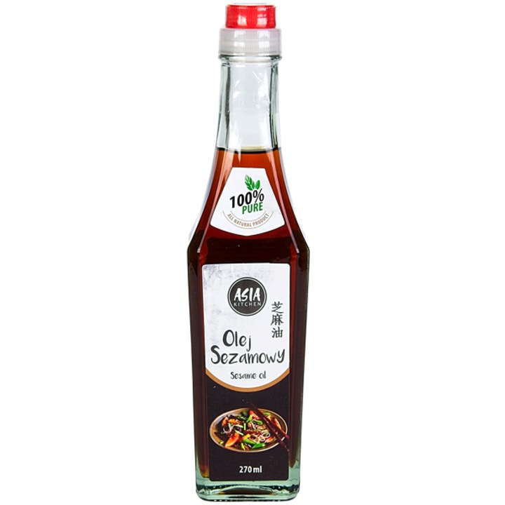 Ulei de susan prajit 270ml, Asia Kitchen, natural, ambalaj din sticla