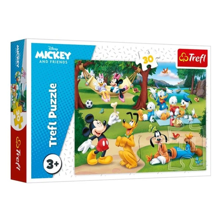 Пъзел Trefl, Мики и минимаус, 30 части, 27х20 см