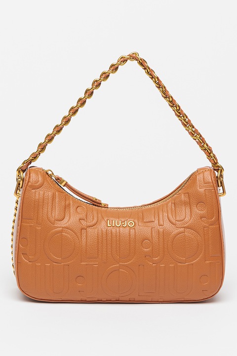 Liu Jo, Adonide keresztpántos műbőr táska logóval, Karamellbarna