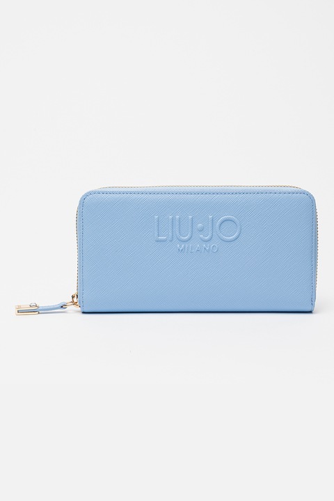 Liu Jo, Портфейл Caliwen от еко кожа с цип, Син