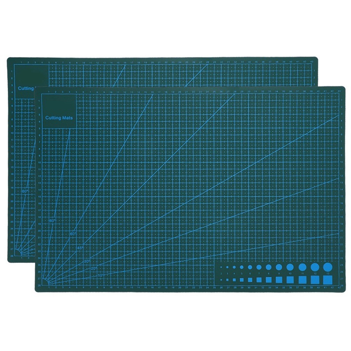 Tavita de taiere set 2 buc, Enforose, PVC, 45x30cm, auto-vindecare, antiderapant