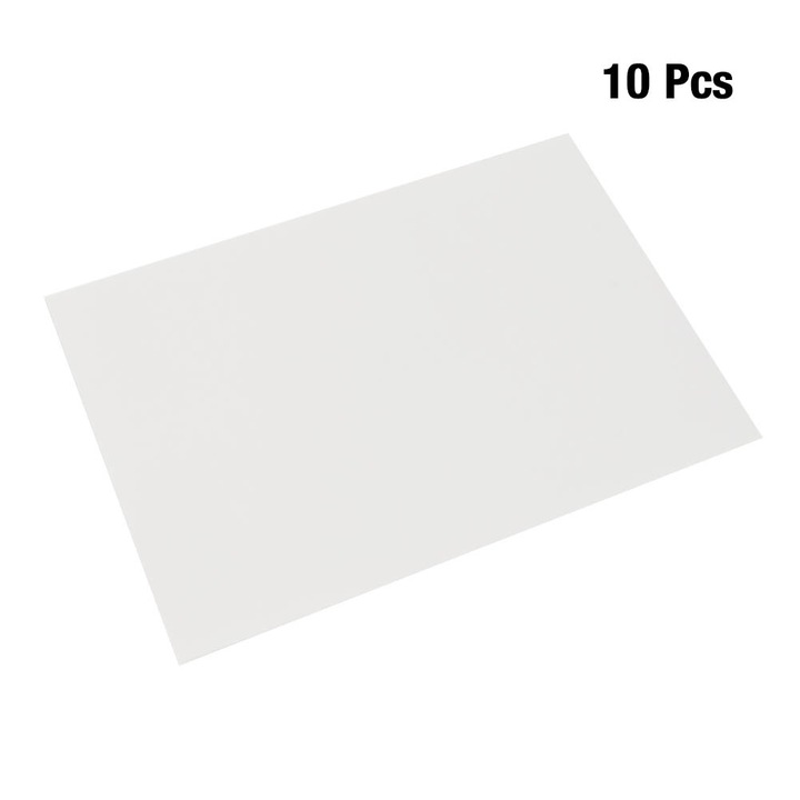 Foaie de plastic termocontractabil transparent, Enforose, set 10 bucati, 20x29cm