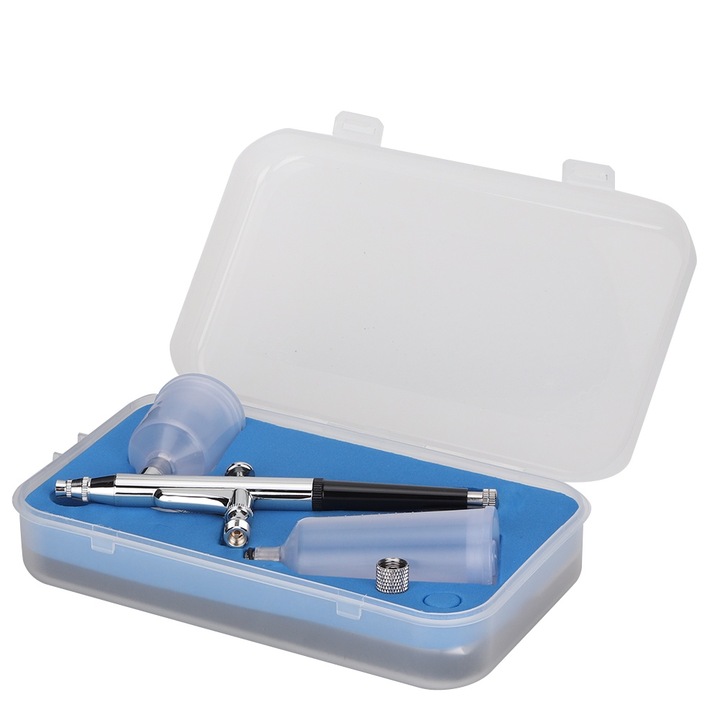 Комплект аерограф с двойно действие, 0,3 мм, за декорация на торти