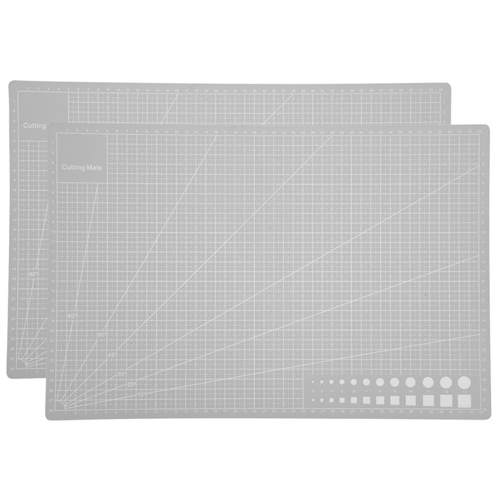 Tavita de taiere set 2 buc, Enforose, PVC, 45x30cm, auto-vindecare, antiderapant