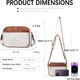 Geanta crossbody dama, Bibubibu, Piele ecologica, Alb