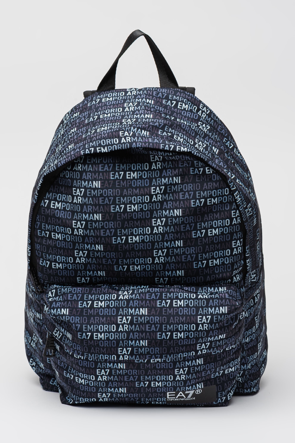 EA7, Rucsac unisex cu model - 16.43L, Alb, Albastru ultramarin