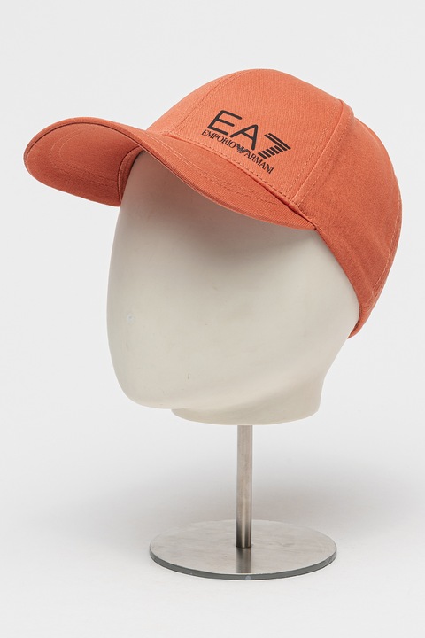 EA7, Унисекс шапка с лого, Изгорен портокал
