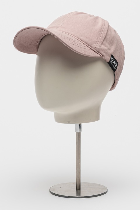 EA7, Унисекс шапка с лого, Бледовиолетов