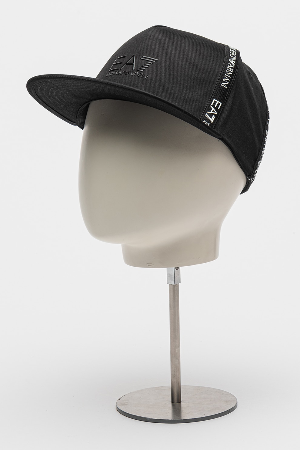 EA7, Sapca unisex ajustabila cu logo, Alb, Negru, 57-58 CM - eMAG.ro