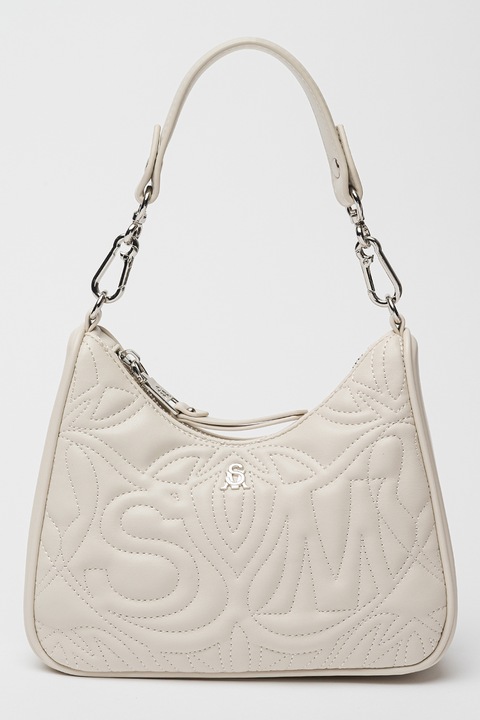 Steve Madden, Geanta de umar cu barete detasabile Limited, Alb fildes