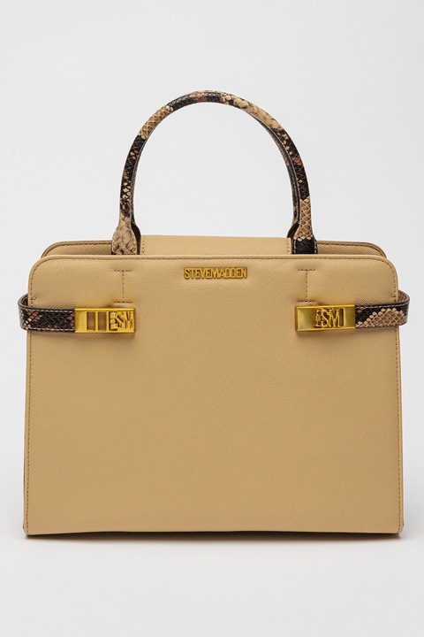 Steve Madden, Geanta de umar cu doua compartimente Lorens, Maro deschis