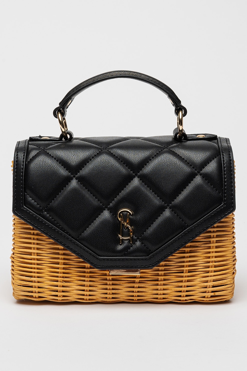 Steve Madden, Geanta crossbody Bpicnic, Negru, Maro scortisoara