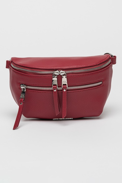 Steve Madden, Geanta crossbody de piele ecologica Clarke, Caramiziu