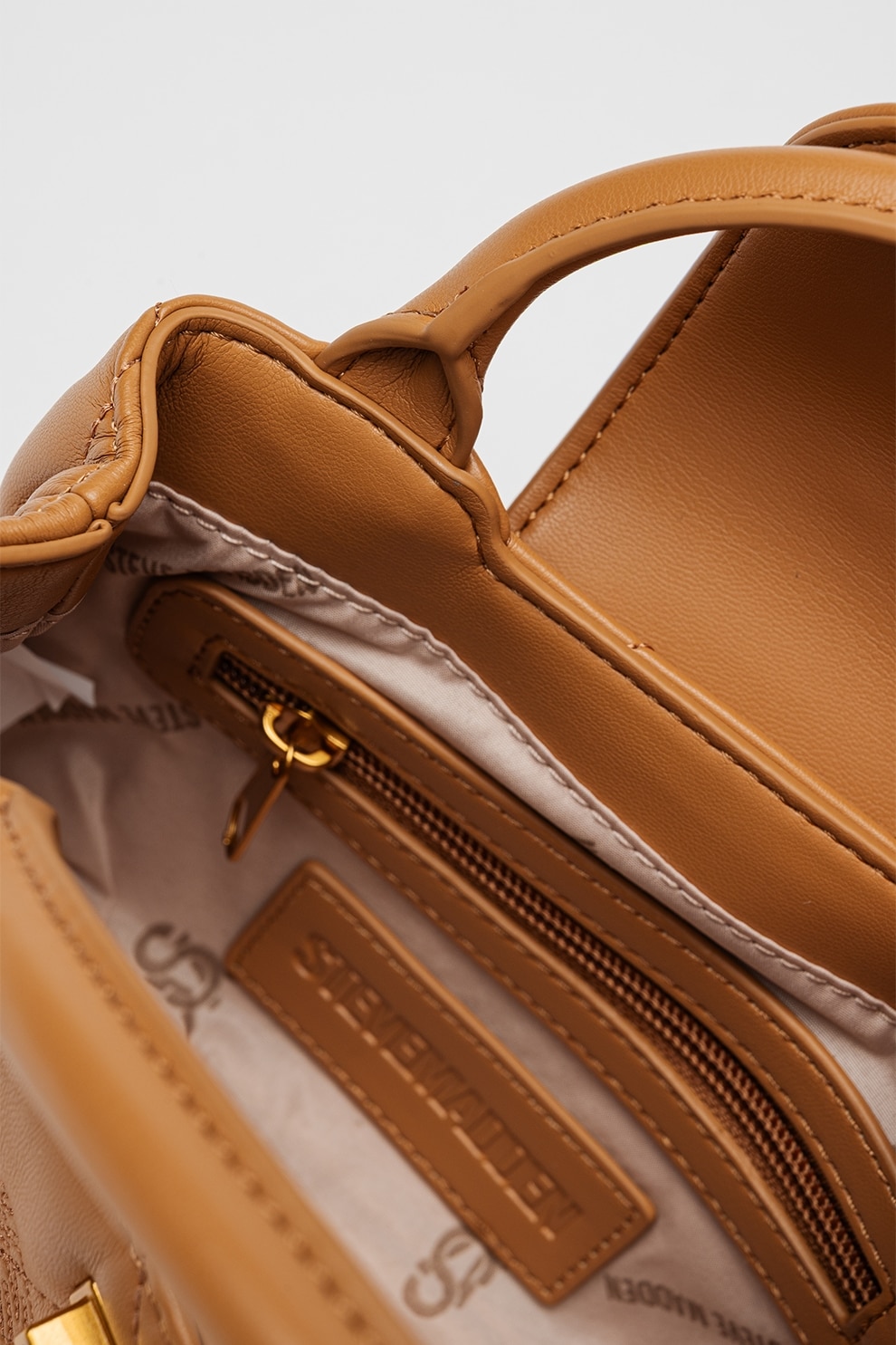 Steve Madden, Geanta crossbody de piele ecologica cu logo Bosco