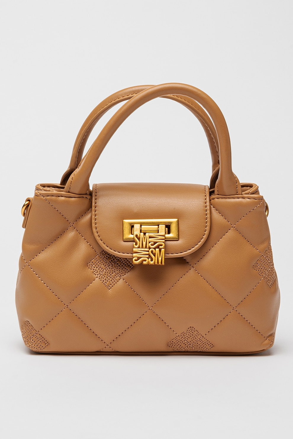 Steve Madden, Geanta crossbody de piele ecologica cu logo Bosco