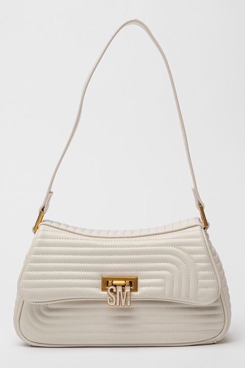 Steve Madden, Bkes steppelt műbőr válltáska, Csontszín