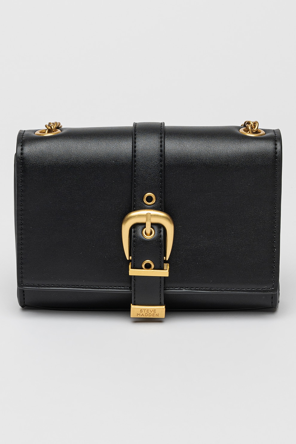 Steve Madden, Geanta crossbody de piele ecologica cu bareta de
