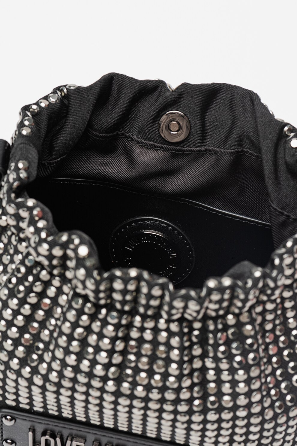 Love Moschino, Geanta de piele ecologica cu bareta de umar si