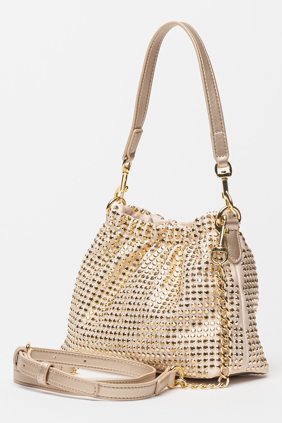 Love Moschino, Geanta de piele ecologica cu bareta de umar si