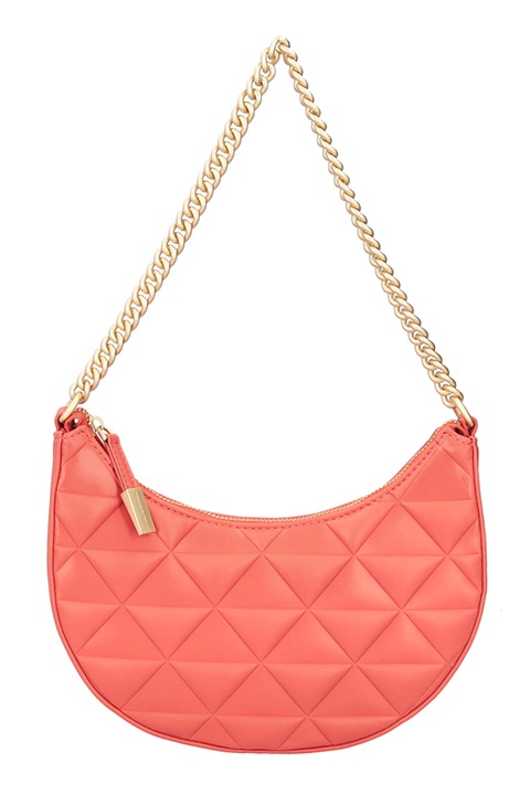 Tosca Blu, Geanta din piele ecologica cu bareta de umar Adele, Corai