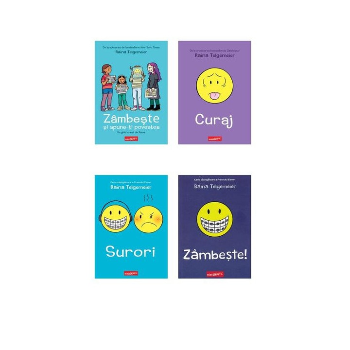 Pachet seria Zambeste - Raina Telgemeier