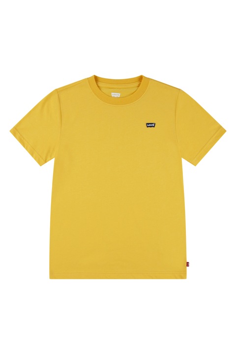 Levi's, Tricou din bumbac cu detaliu logo, Galben sofran