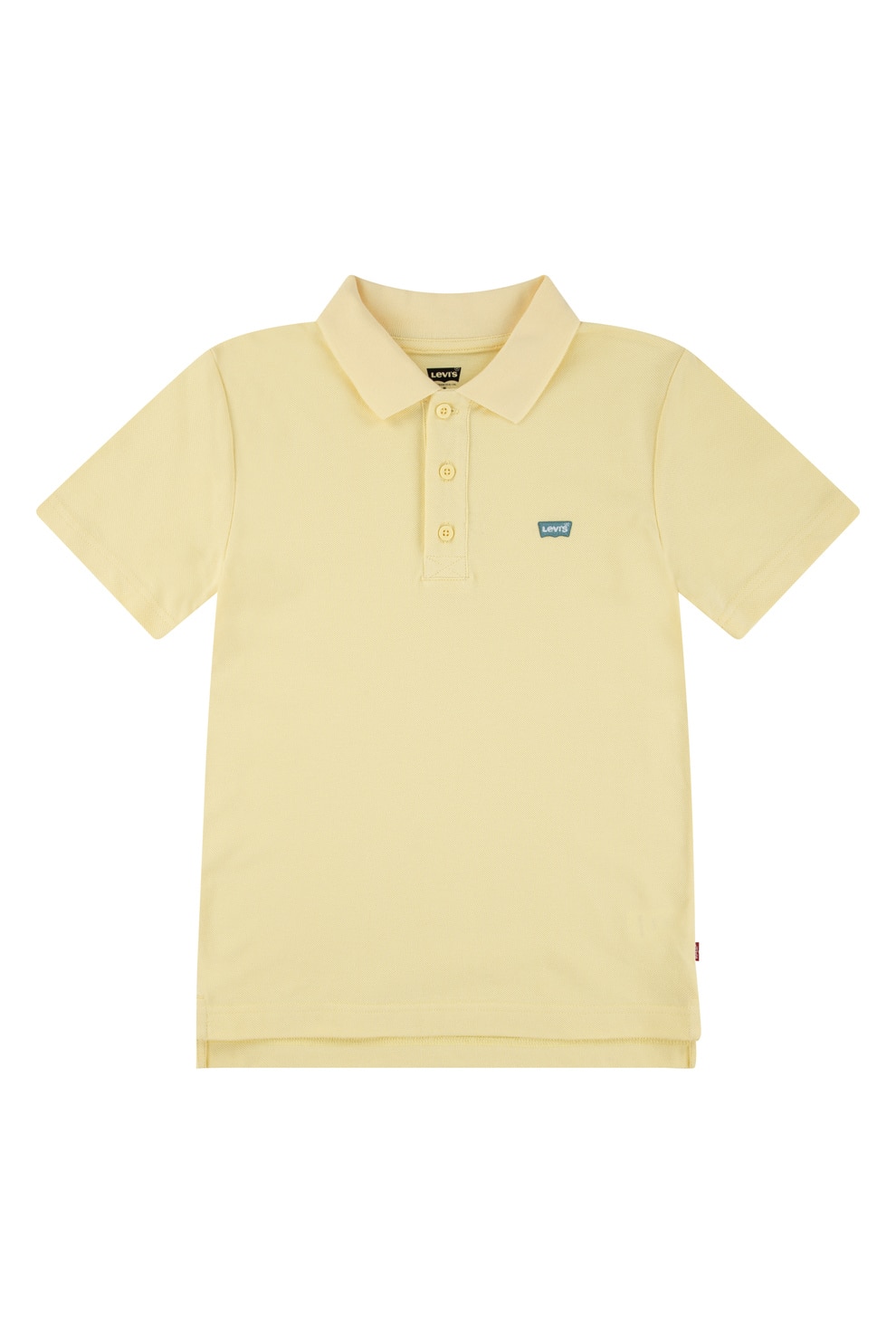 Levi's, Tricou polo din bumbac pique, Galben pal, 164 CM