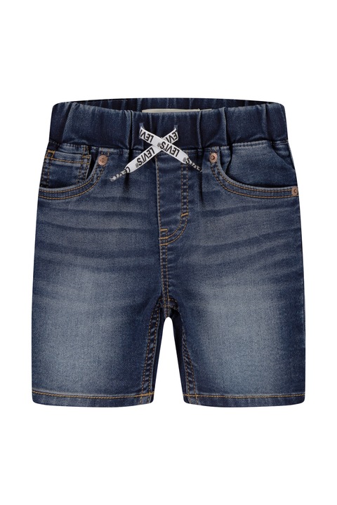 Levi's, Húzózsinóros farmer rövidnadrág, Sötétkék/Púderkék