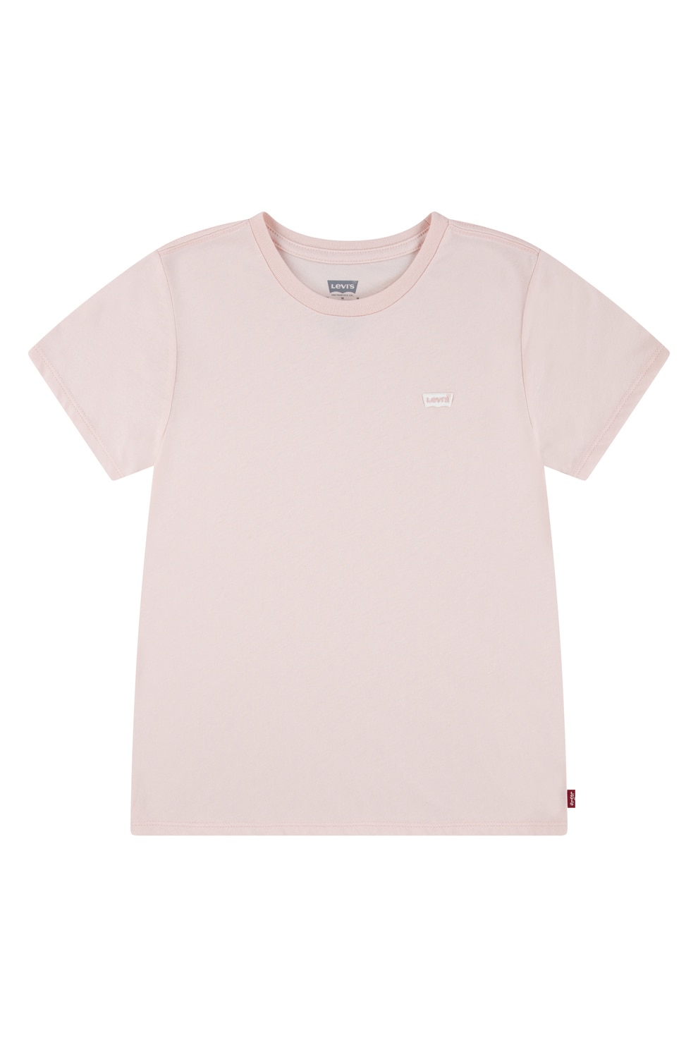 Levi's, Tricou din amestec de bumbac cu detaliu logo, Roz prafuit, 140 CM