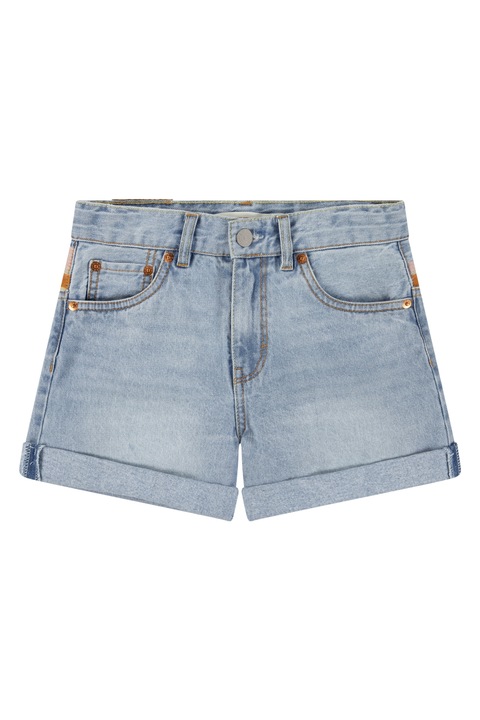 Levi's, Farmer rövidnadrág hímzett részlettel, Sárga/Sötétzöld/Világoskék