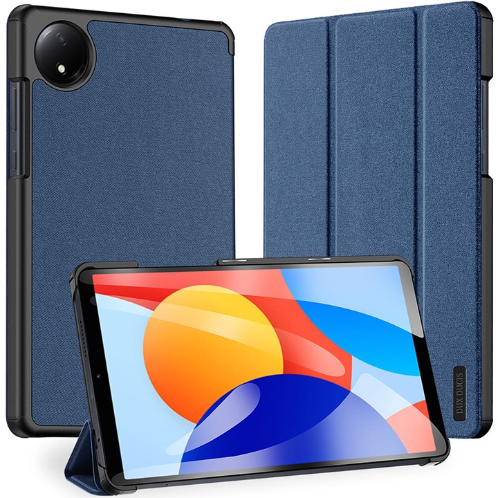 Husa tableta Dux Ducis Domo pentru Xiaomi Redmi Pad SE 8.7, Albastru inchis