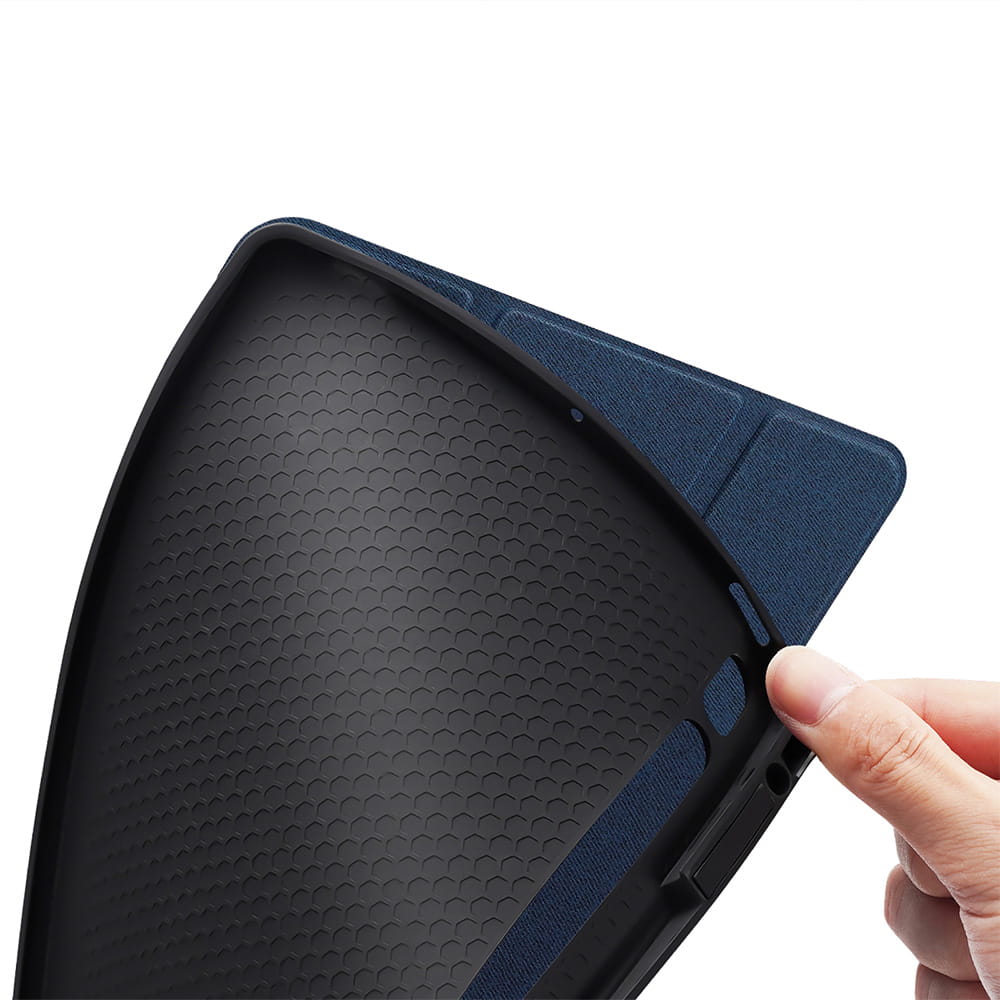 Husa tableta Dux Ducis Domo pentru Galaxy Tab S10 Plus/S9 Plus/S9 FE Plus, albastru inchis