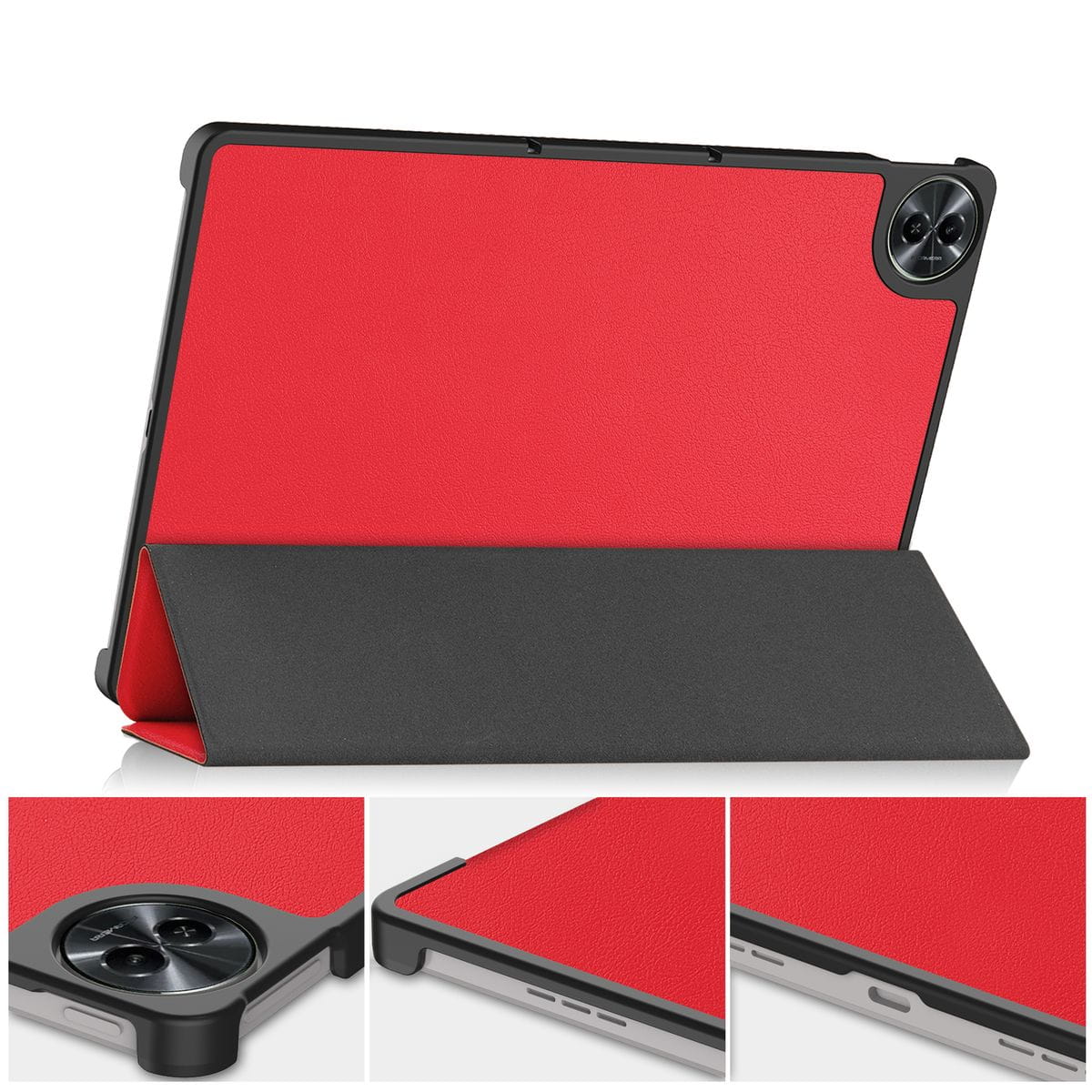 Husa tableta Bizon Case Tab Croc pentru Realme Pad 2 11.5, Rosu