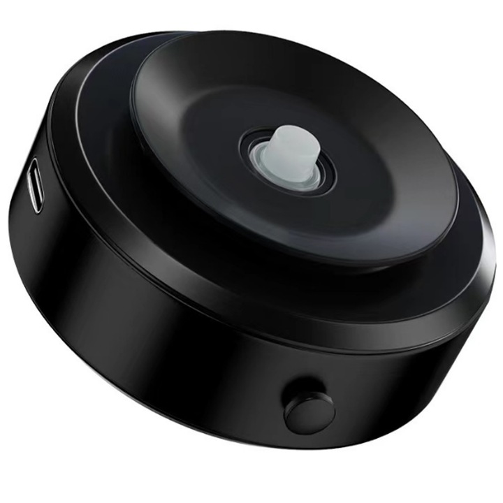 Univerzális és sokoldalú mágneses tapadókorongos telefontartó, Axroad Mall, vákuumos tapadókorong, csúszásmentes stabilitás, 110mAh, védi és rögzíti a mobileszközöket, autóba, edzőterembe és konyhába, ABS/ötvözet, 6,3*6,3*2,3cm, fekete