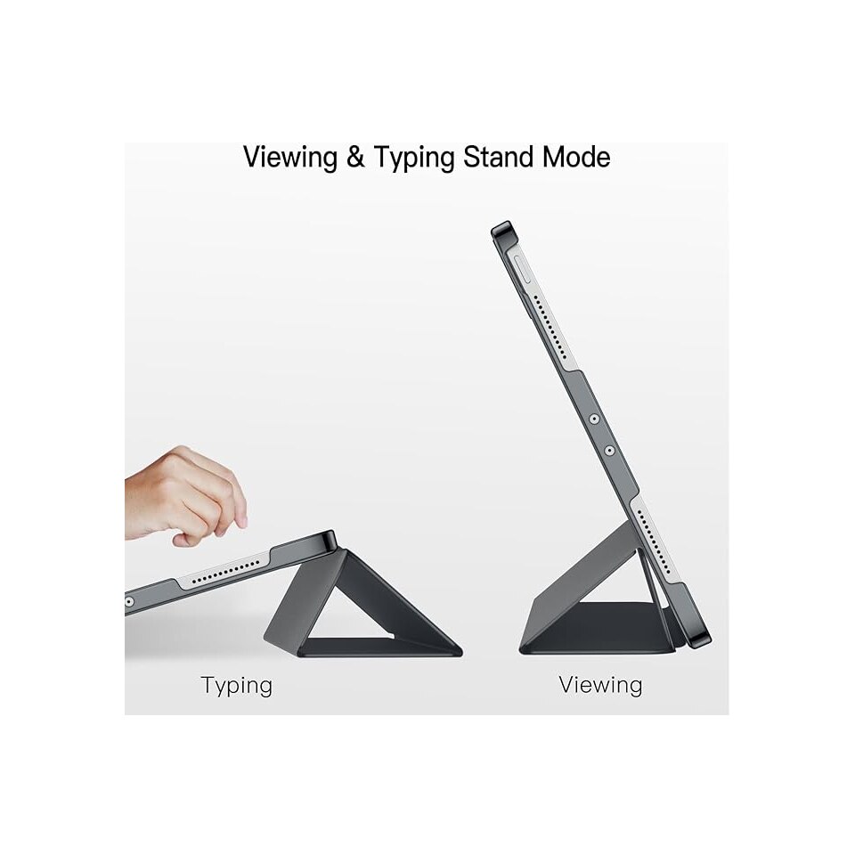 Husa pentru iPad Pro, 11 inch, compatibil cu loc pentru Apple Pencil, gri inchis, JETech