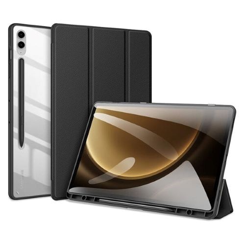 Husa Smart Cover compatibila cu Samsung Galaxy Tab S10/S10 FE 11inch, Slot Pen, Negru, TELGORBCS