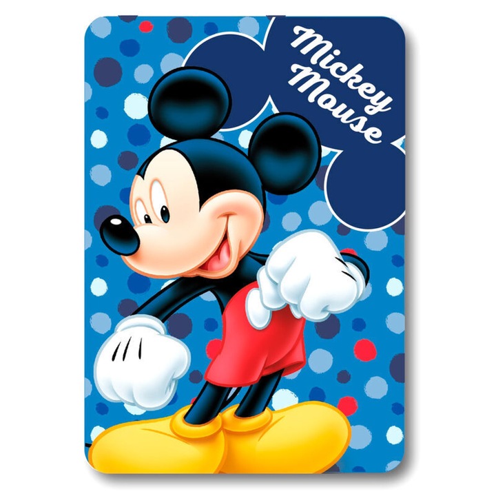 Patura polar, multicolor, 140x100 cm, Mickey Mouse, Disney